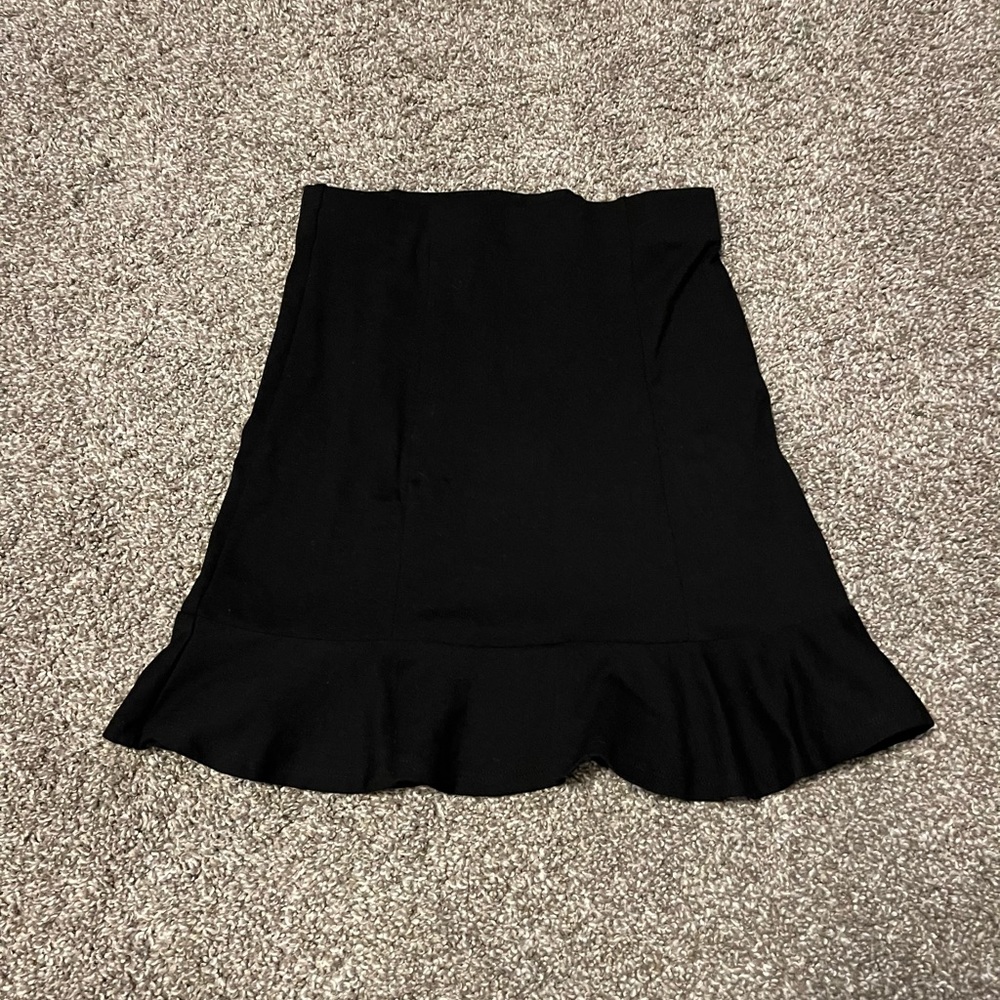 Black cotton skirt